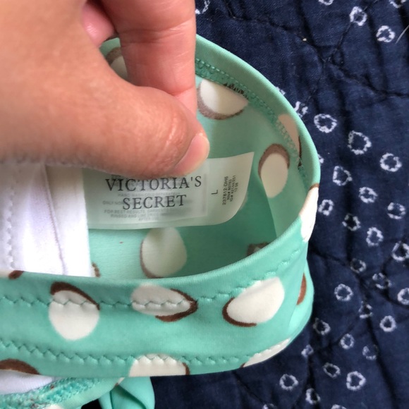 VS polka dot bikini, NWOT...seafoam green! - Picture 6 of 7